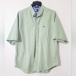 Tommy Hilfiger Short Sleeve Button shirt 100% cotton Size XL